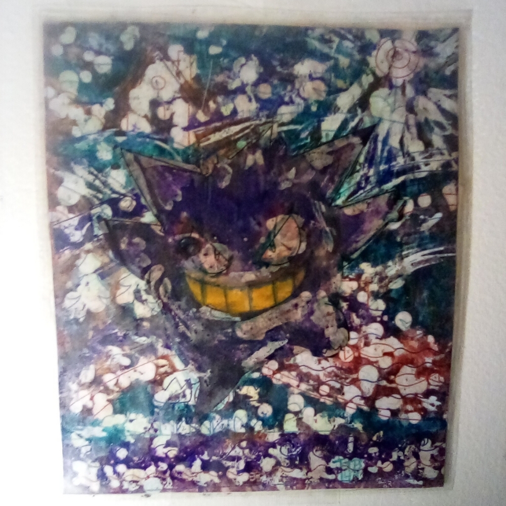 🎨Gengar Watercolor Painting Art🖼